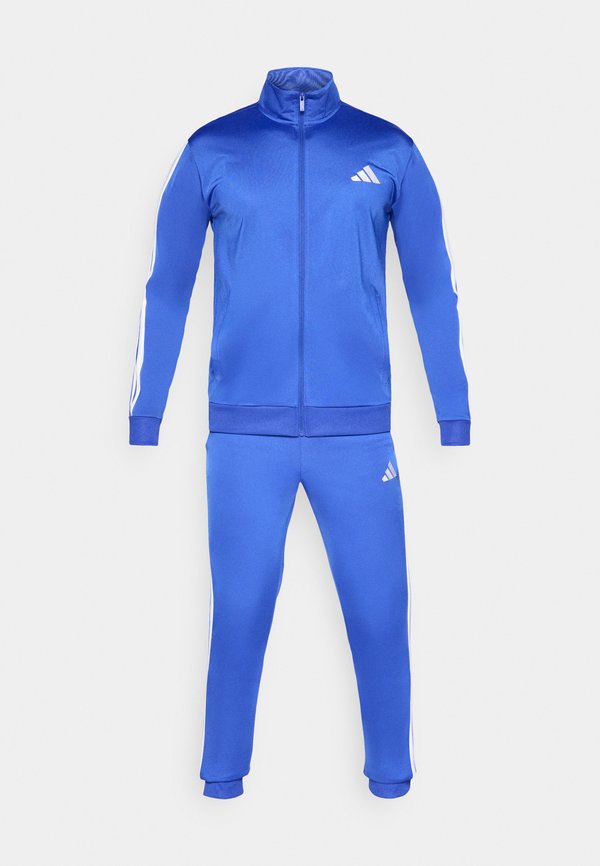 adidas Sportswear 3 STRIPES SET - Tracksuit - semi lucid blue/white