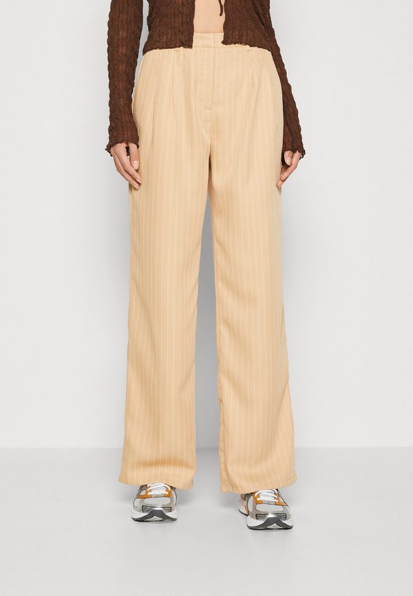IN THE STYLE GEORGIA LOUISE PIN STRIPE WIDE LEG TROUSERS