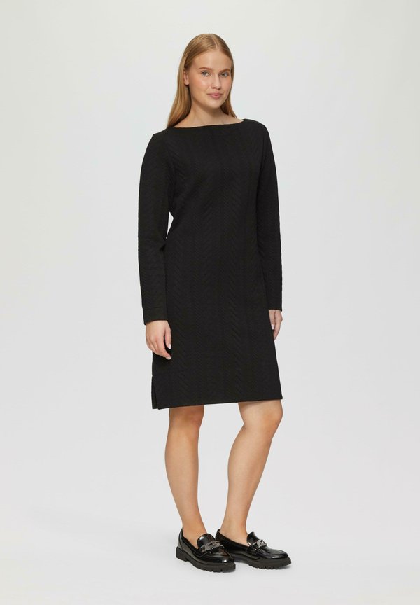 s.Oliver Jumper dress - schwarz
