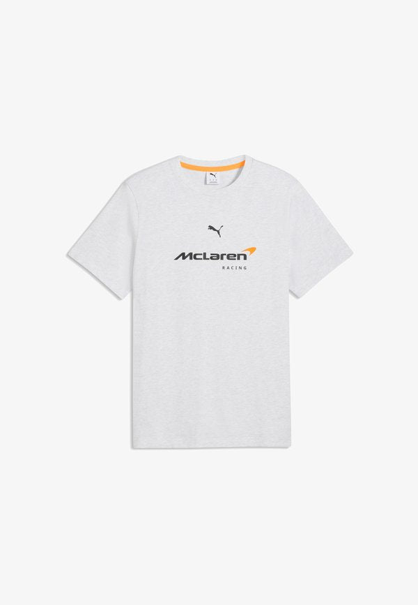 Puma MCLAREN RACING BIG LOGO  - Print T-shirt - white glow heather