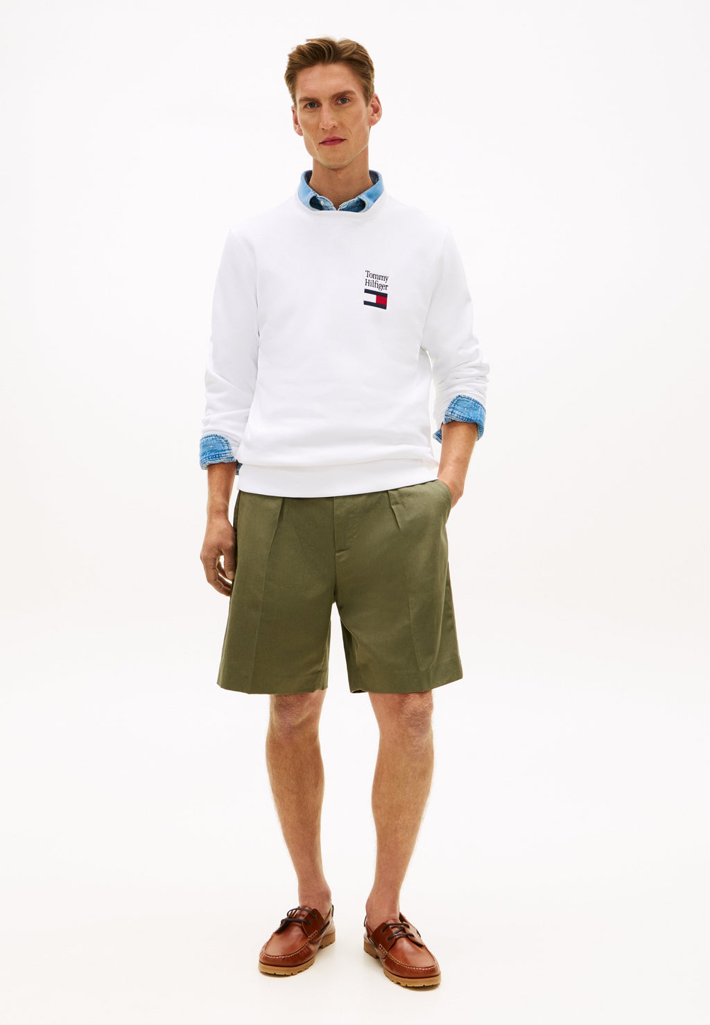 FLAG EMBROIDERY FLEX FLEECE SWEATSHIRT Media 2