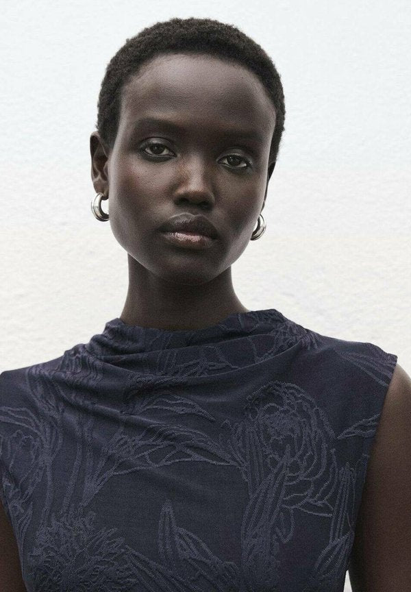 Mango Day dress - royal blue