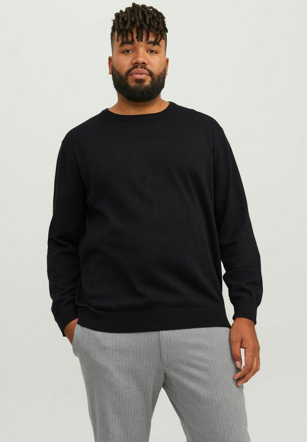 Jack & Jones Knitted Plus Size Knitted - Jumper - black