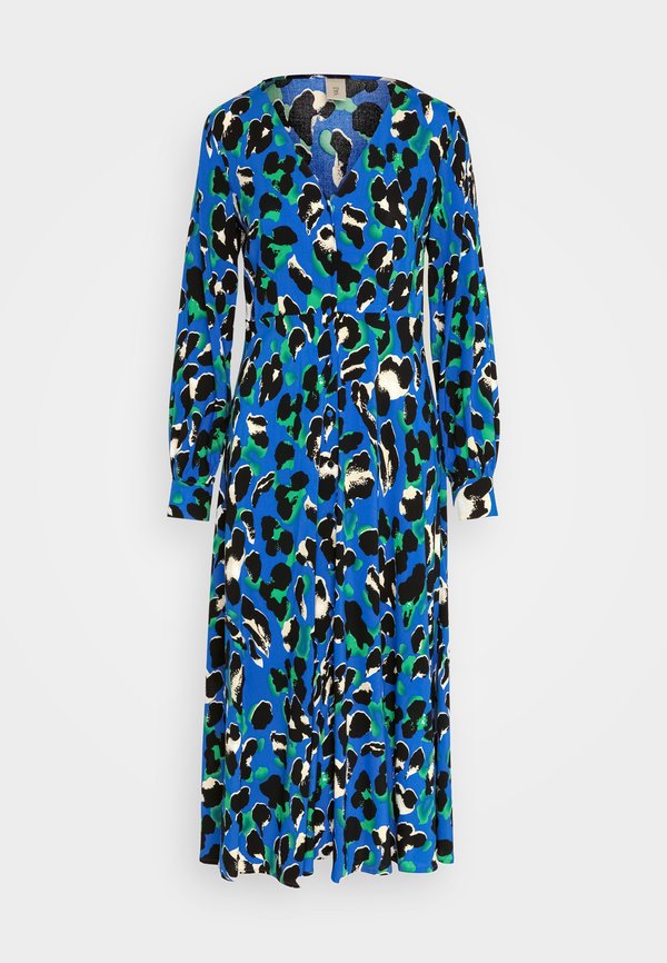 YAS YASMANHATTAN V NECK SHIRT DRESS