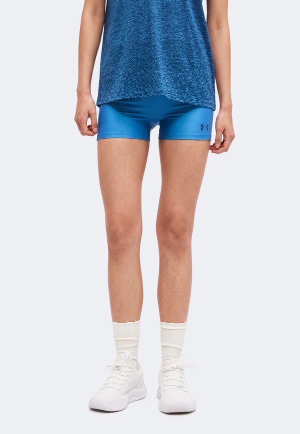 Under Armour HEATGEAR SHORTY - Leggings - aegean blue/blackout navy