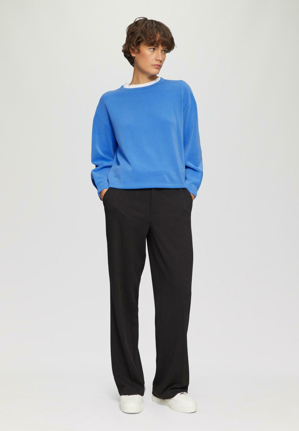SCUBA-SWEATSHIRT AUS MODALMIX IM RELAXED FIT Media 2