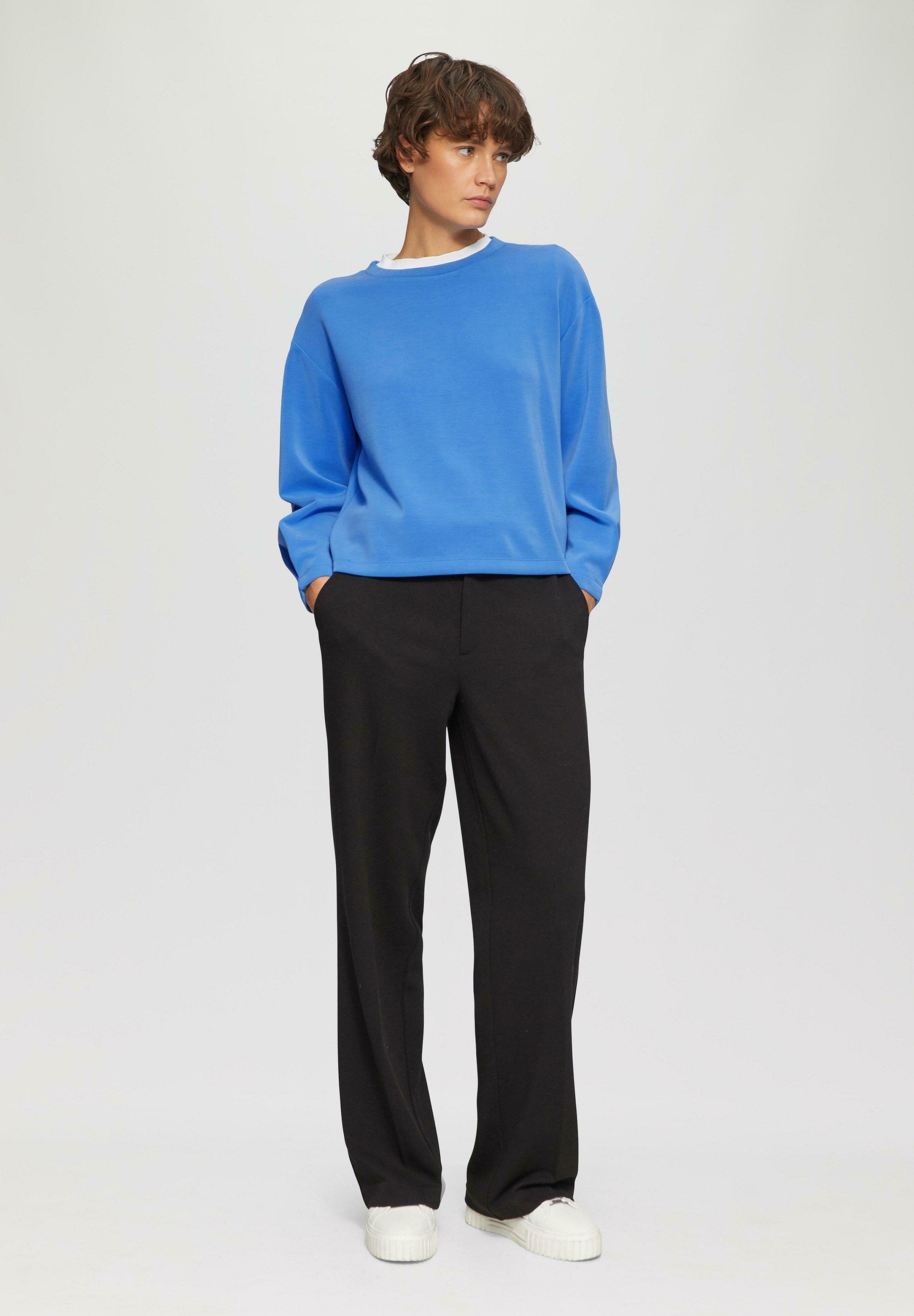 SCUBA-SWEATSHIRT AUS MODALMIX IM RELAXED FIT Media 2