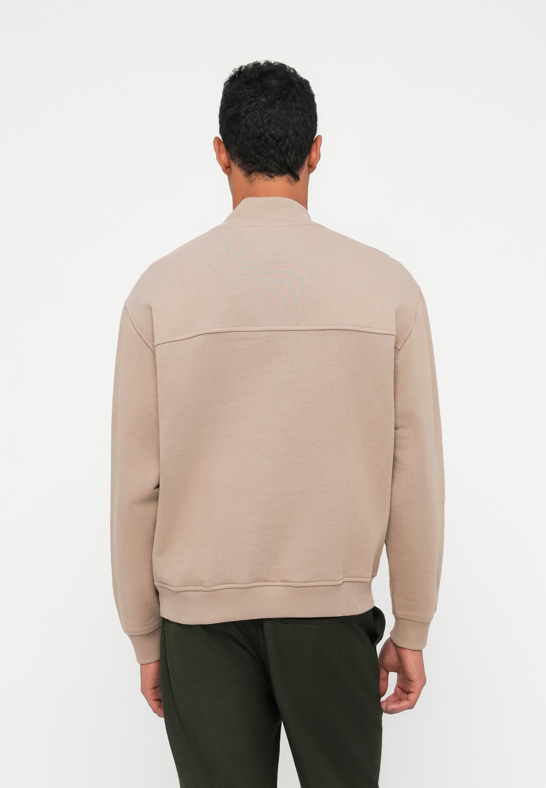 BASEBALL COLLAR QUARTER-ZIP JUMPER Media 4
