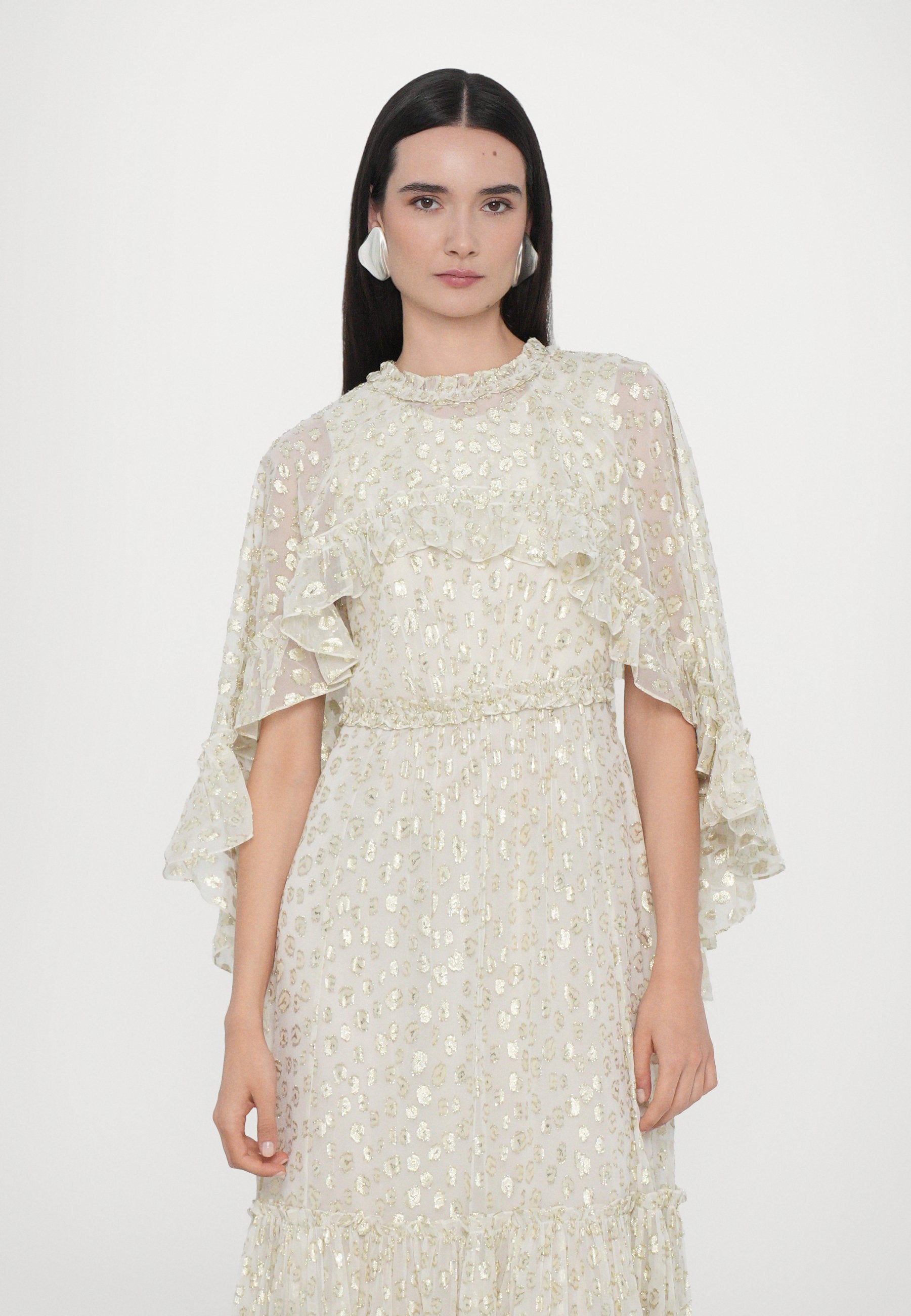Needle & Thread HARPER CAPE ANKLE GOWN