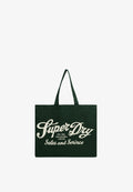 Superdry & Co SUPERDRY SUPERDRY TOTE.. - Tote bag - enamel green/off white