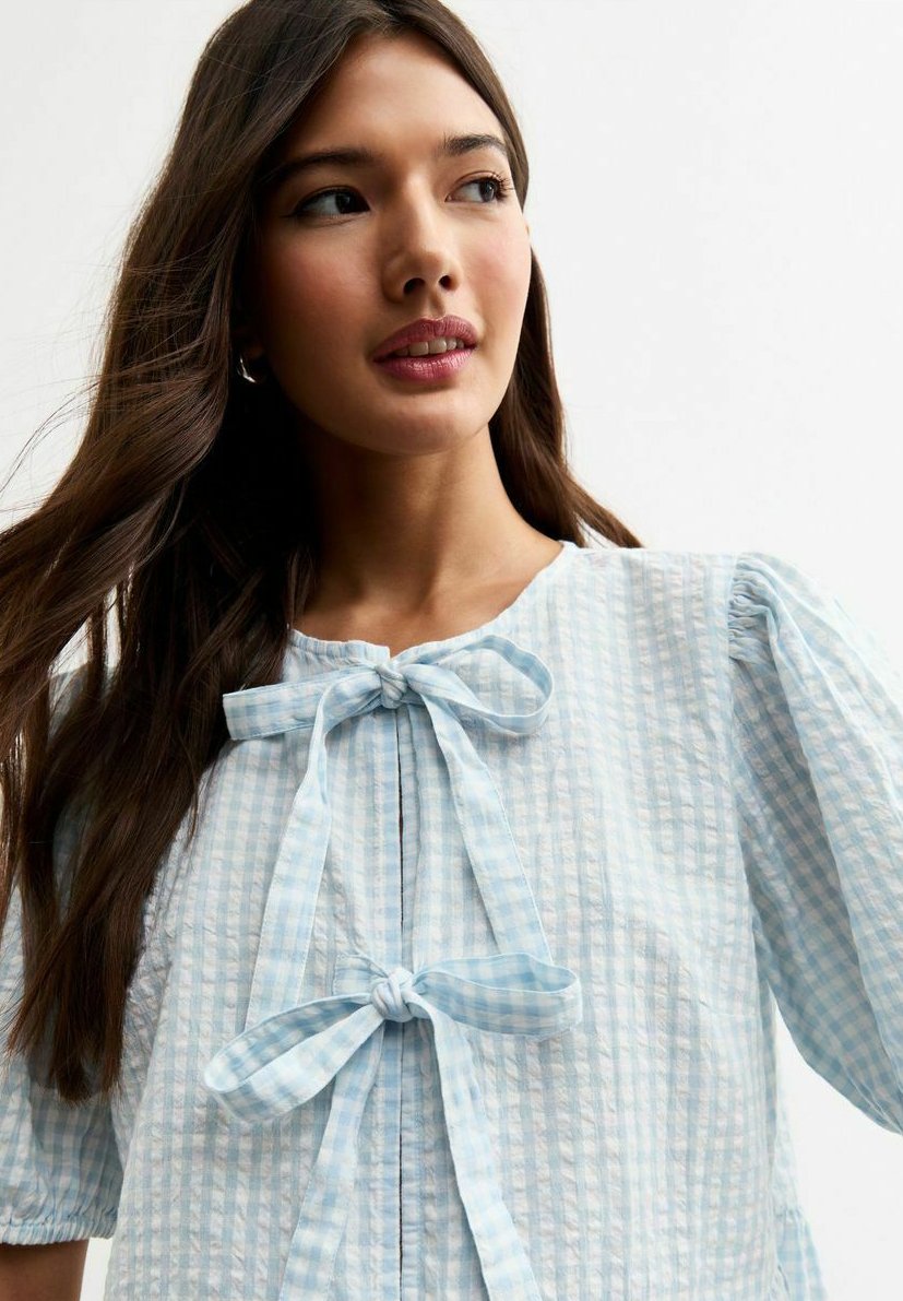 New Look BRODERIE ANGLAISE HEM GINGHAM