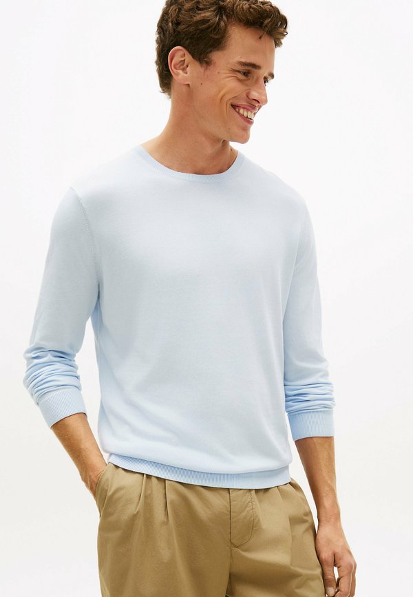 Tommy Hilfiger SMART CASUAL CREW NECK  - Jumper - sky blue