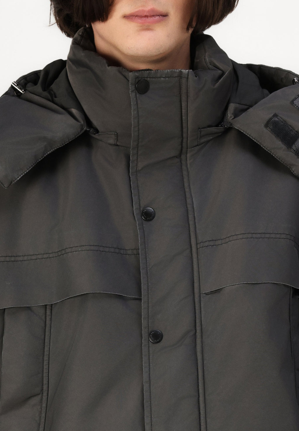 LOW LIGHTS STUDIOS® WASHED MOON PUFFER JACKET UNISEX