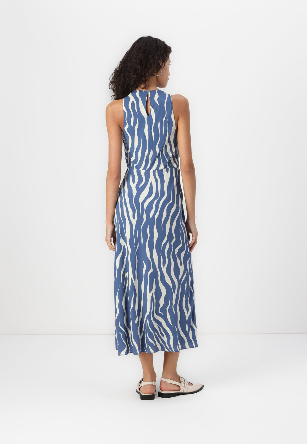 Abercrombie & Fitch Cowl Neck Midi Dress