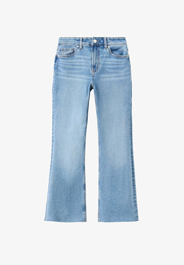 Mango ADULT - Flared Jeans - blue