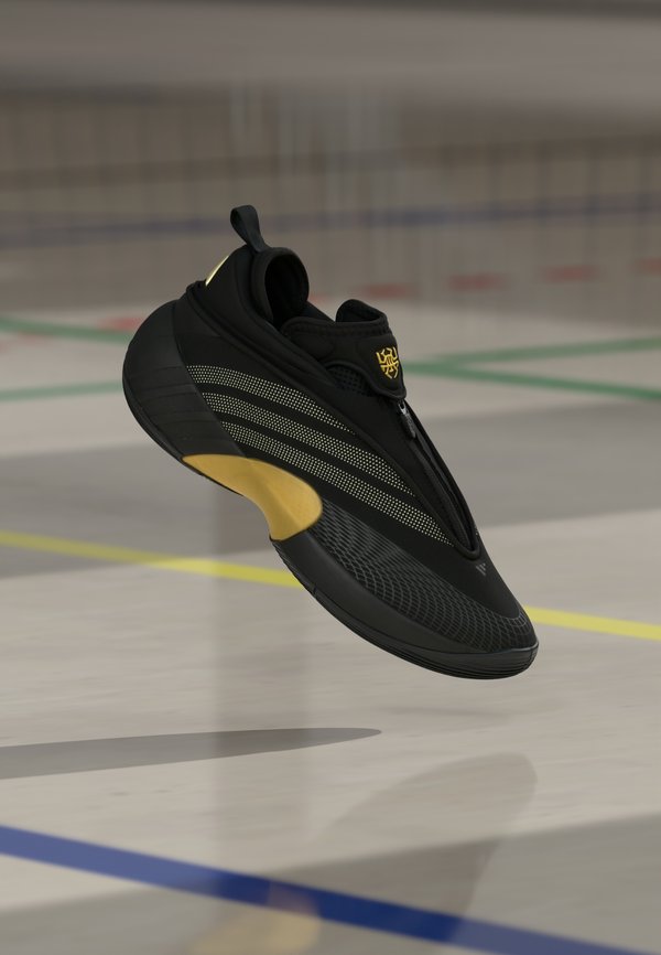 adidas Performance D.O.N. ISSUE 7 - Basketball shoes - core black/gold-coloured metallic/ice gold-coloured metallic