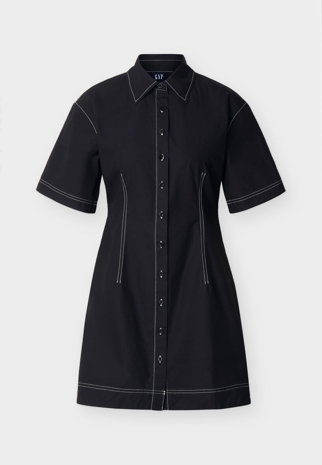 GAP Petite FITTED MINI SHIRTDRESS