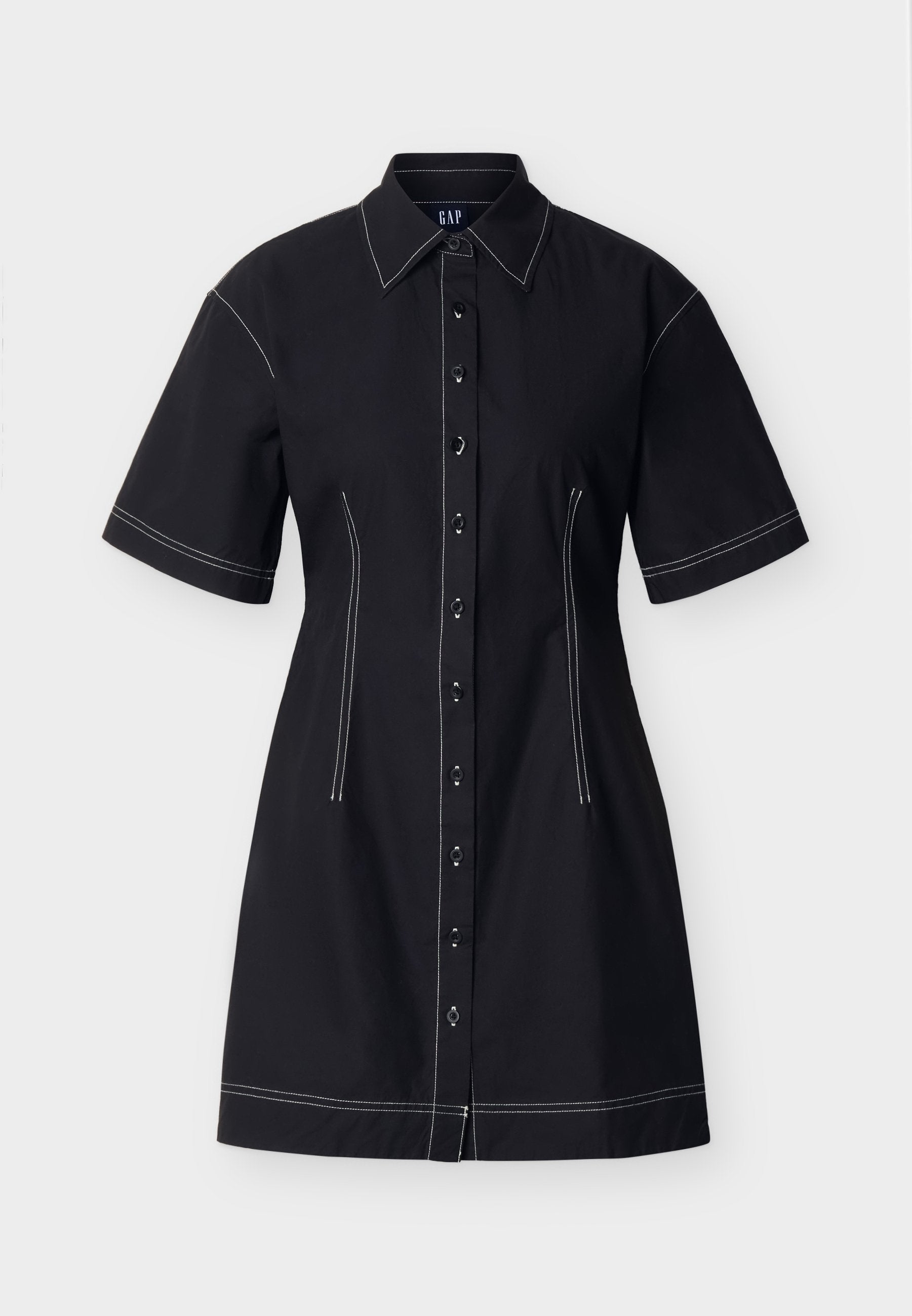 GAP Petite FITTED MINI SHIRTDRESS