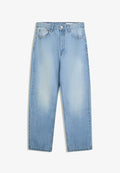 Bershka Baggy Jeans - light blue denim