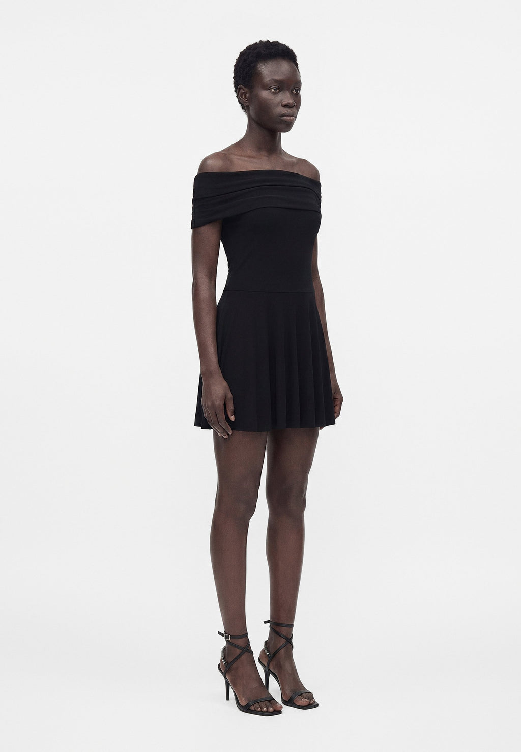 Norma Kamali COWL NECK HOODED PICKLEBALL DRESS