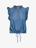 ONLY Waist ONLBEA Waist - Blouse - medium blue denim