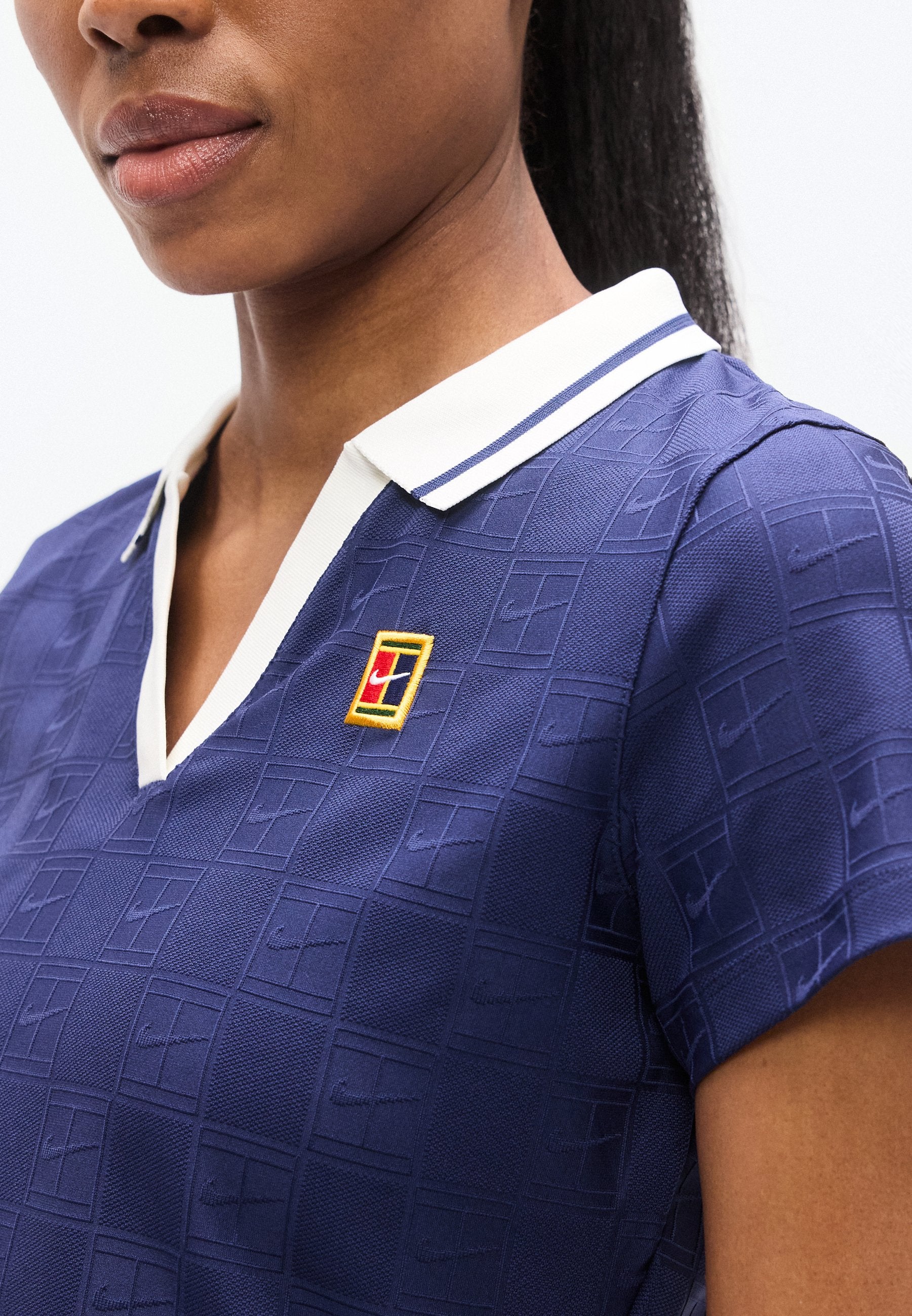 Nike Performance NIKECOURT CROP POLO HERITAGE