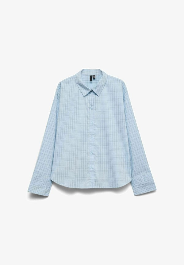 Vero Moda HEMD VMMONDAY HEMD - Button-down blouse - cashmere blue