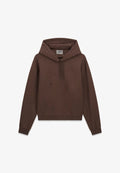 Guess SWEATSHIRT MIT GESTICKTEM LOGO - Hoodie - braun