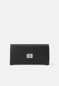 Calvin Klein PLAQUE LARGE TRIFOLD - Wallet - black