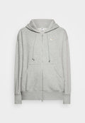 Nike Sportswear HOODIE - Zip-up sweatshirt - grey heather/sail