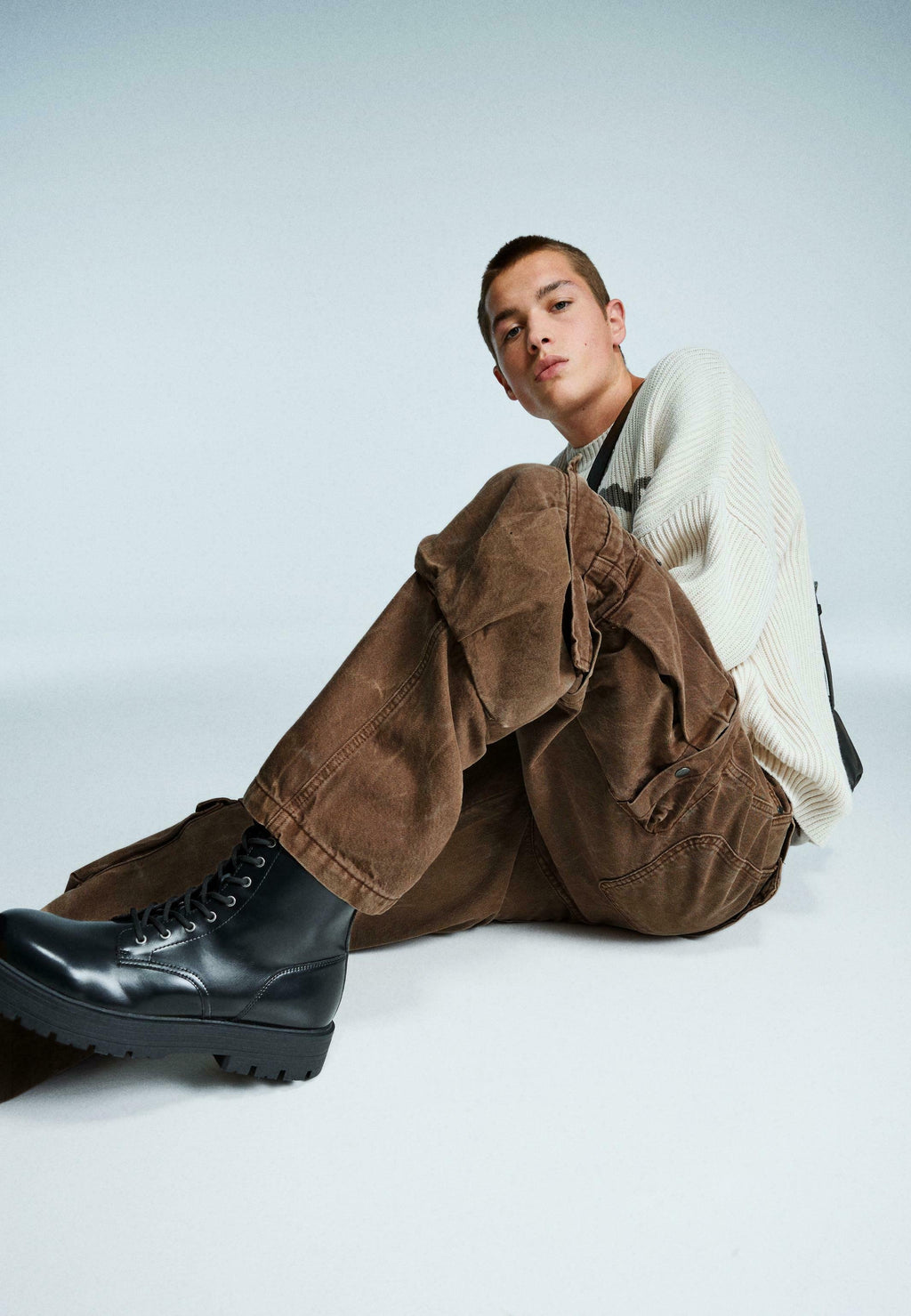 Bershka ACID WASH - MULT BAGGY