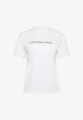 Calvin Klein Jeans LOGO CLASSIC TEE - Print T-shirt - brilliant white