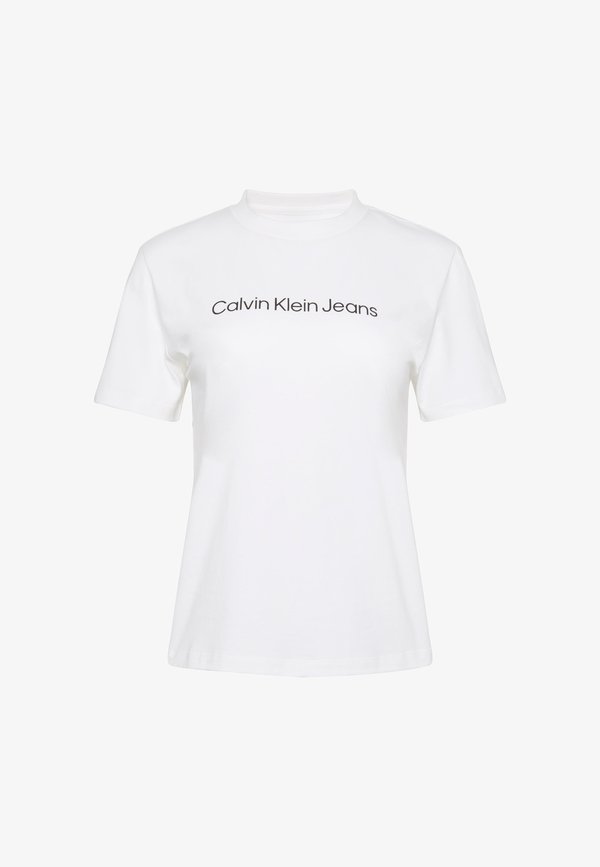 Calvin Klein Jeans LOGO CLASSIC TEE - Print T-shirt - brilliant white