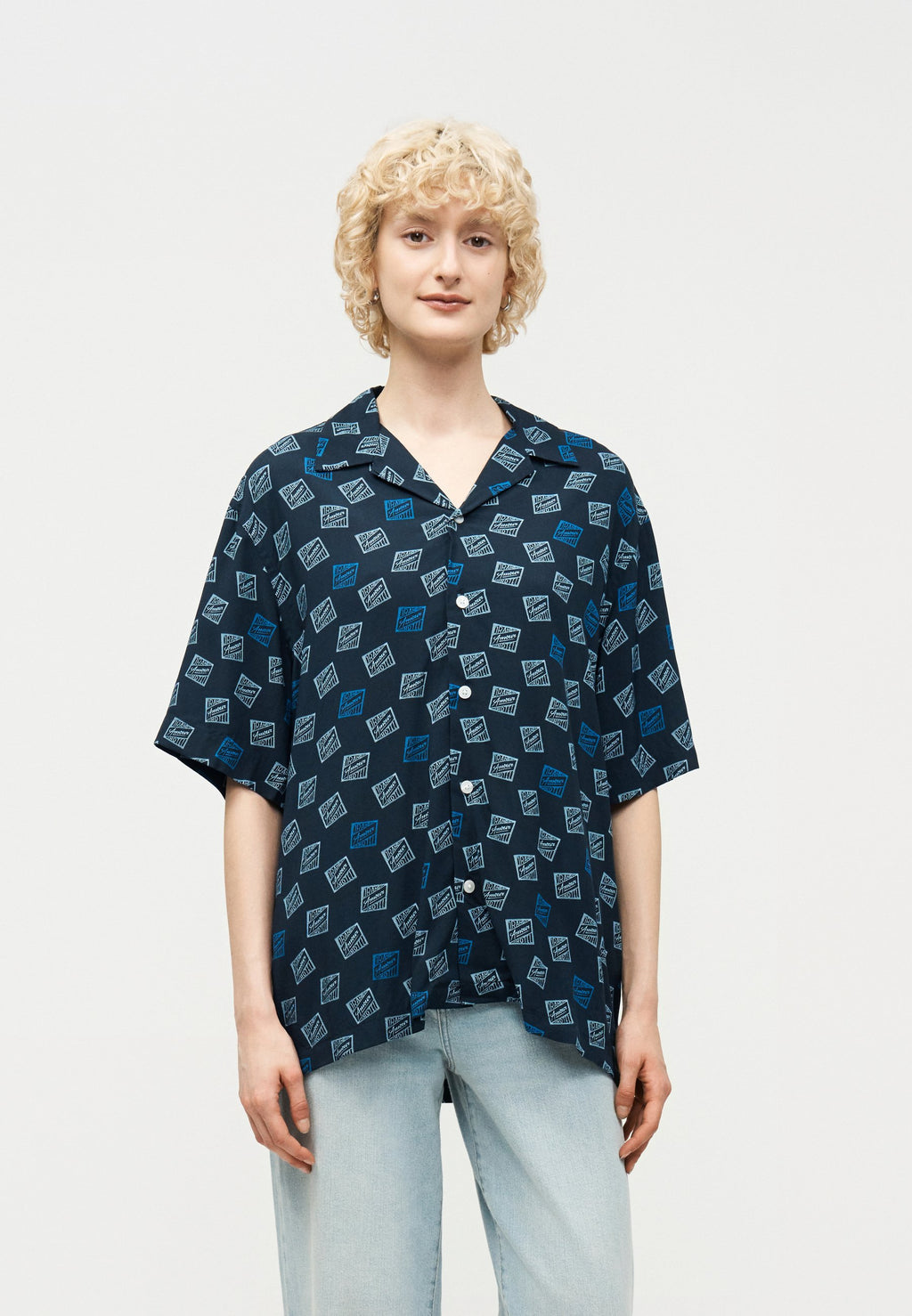 Selected SLHRLXHOTEL AMOUR STAMPS SHIRT