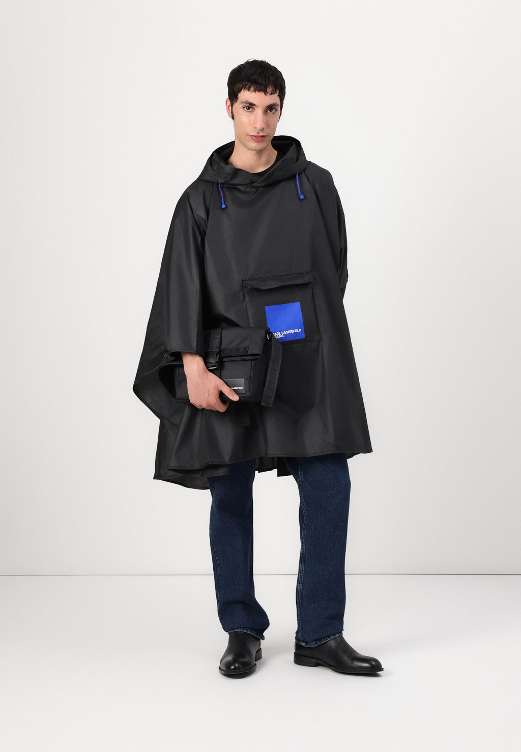 BOX LOGO HOODED PONCHO Media 4