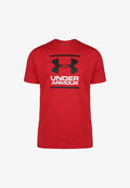 Under Armour FOUNDATION  - Print T-shirt - red / white