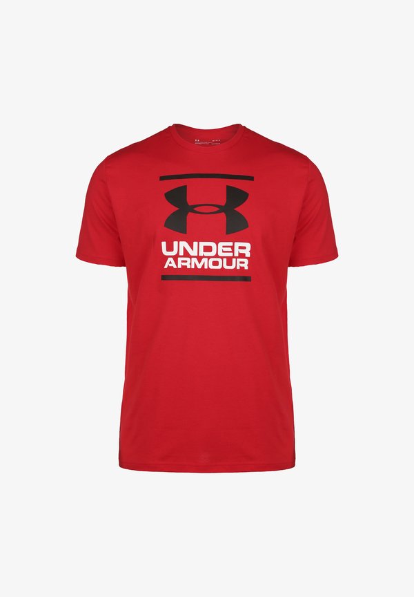 Under Armour FOUNDATION  - Print T-shirt - red / white
