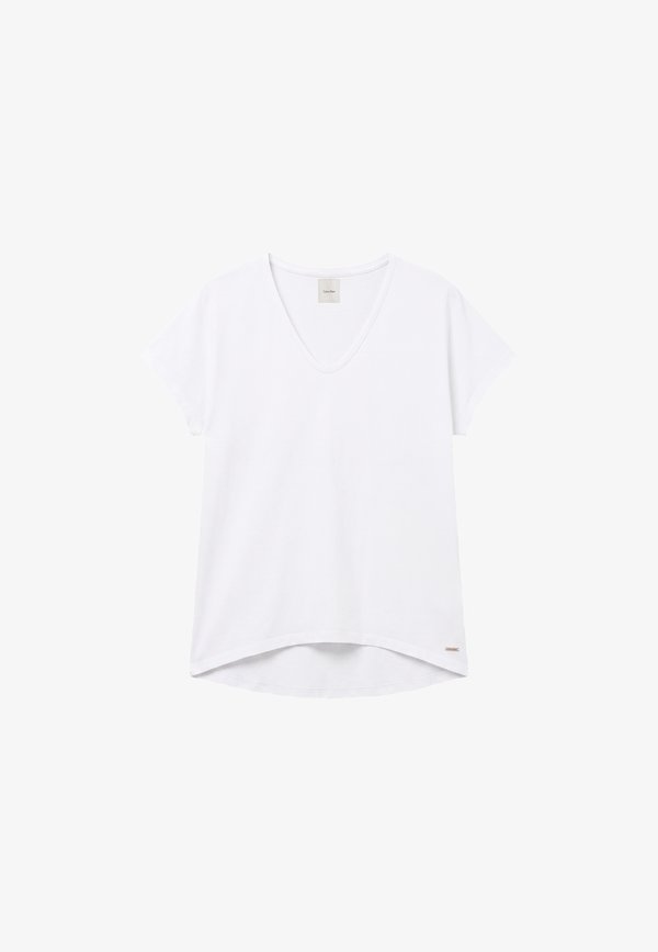 Calvin Klein BOXY TEE - Basic T-shirt - bright white