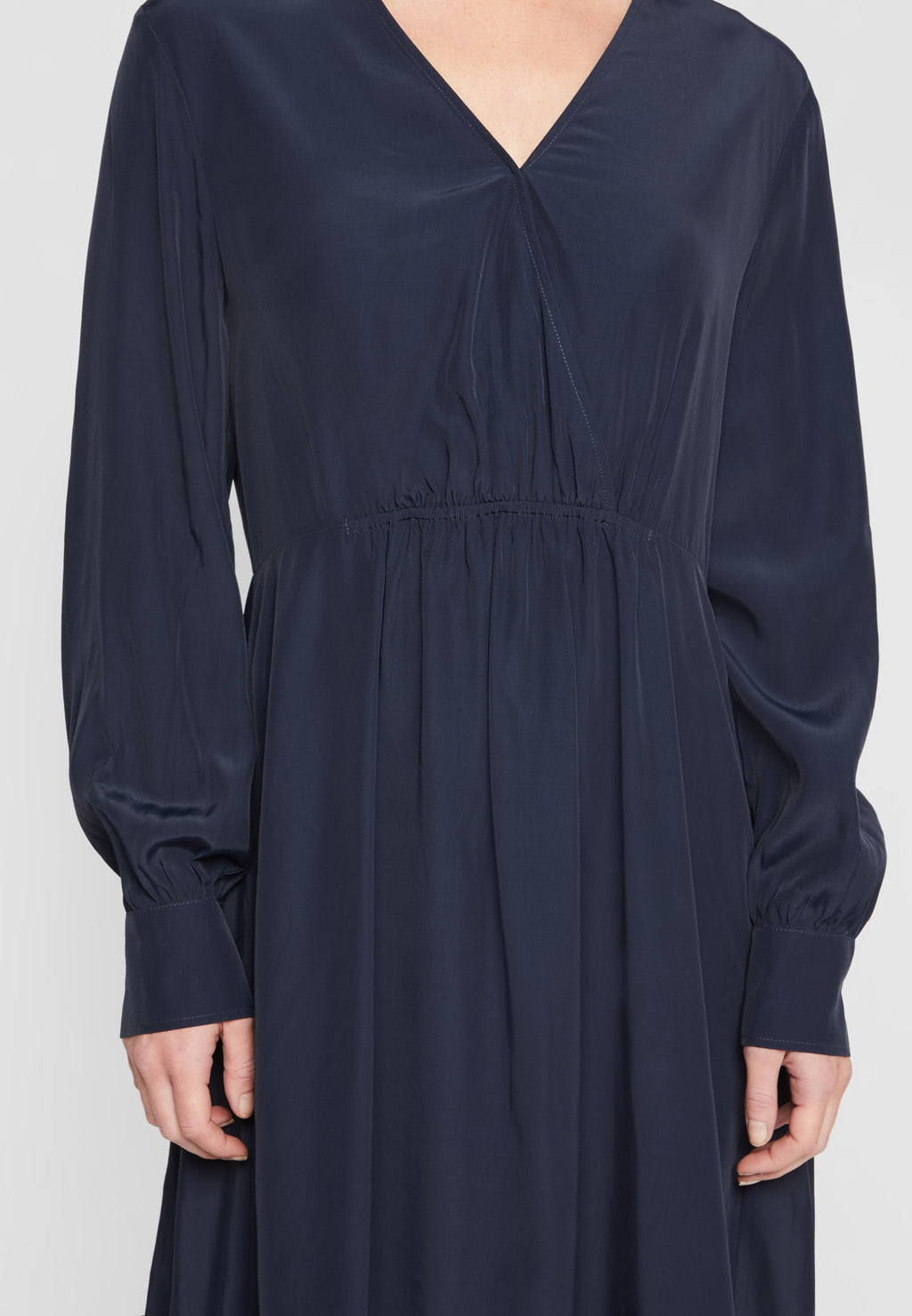 Marc O'Polo DRESS FEMININE SHAPED WRAP OPTIC LONG SLEEVES