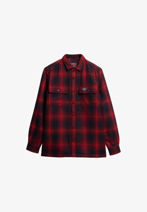 Superdry & Co MILLER - Shirt - over ombre red