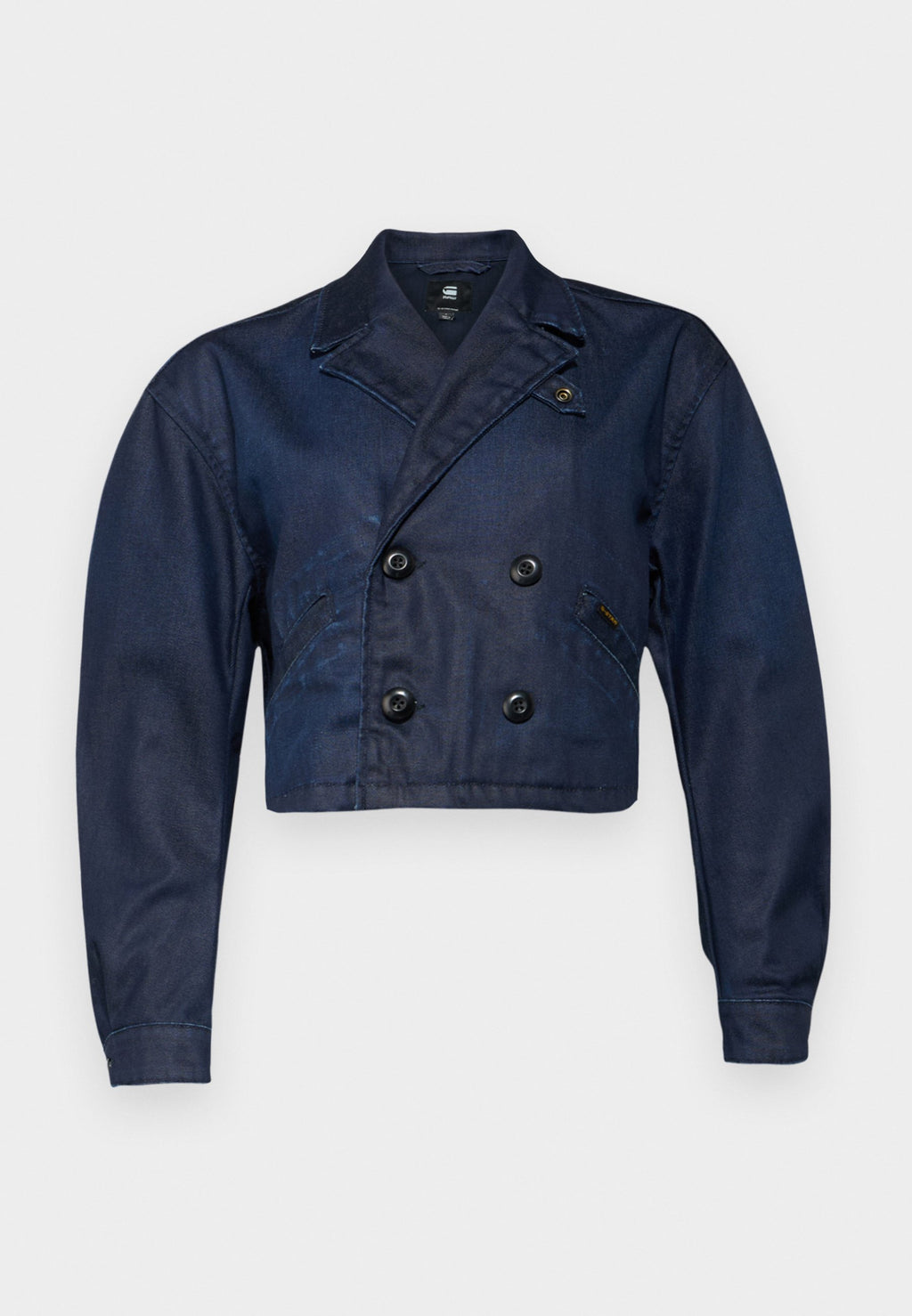 CROPPED PEACOAT JACKET  Media 1