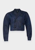 CROPPED PEACOAT JACKET  Media 1