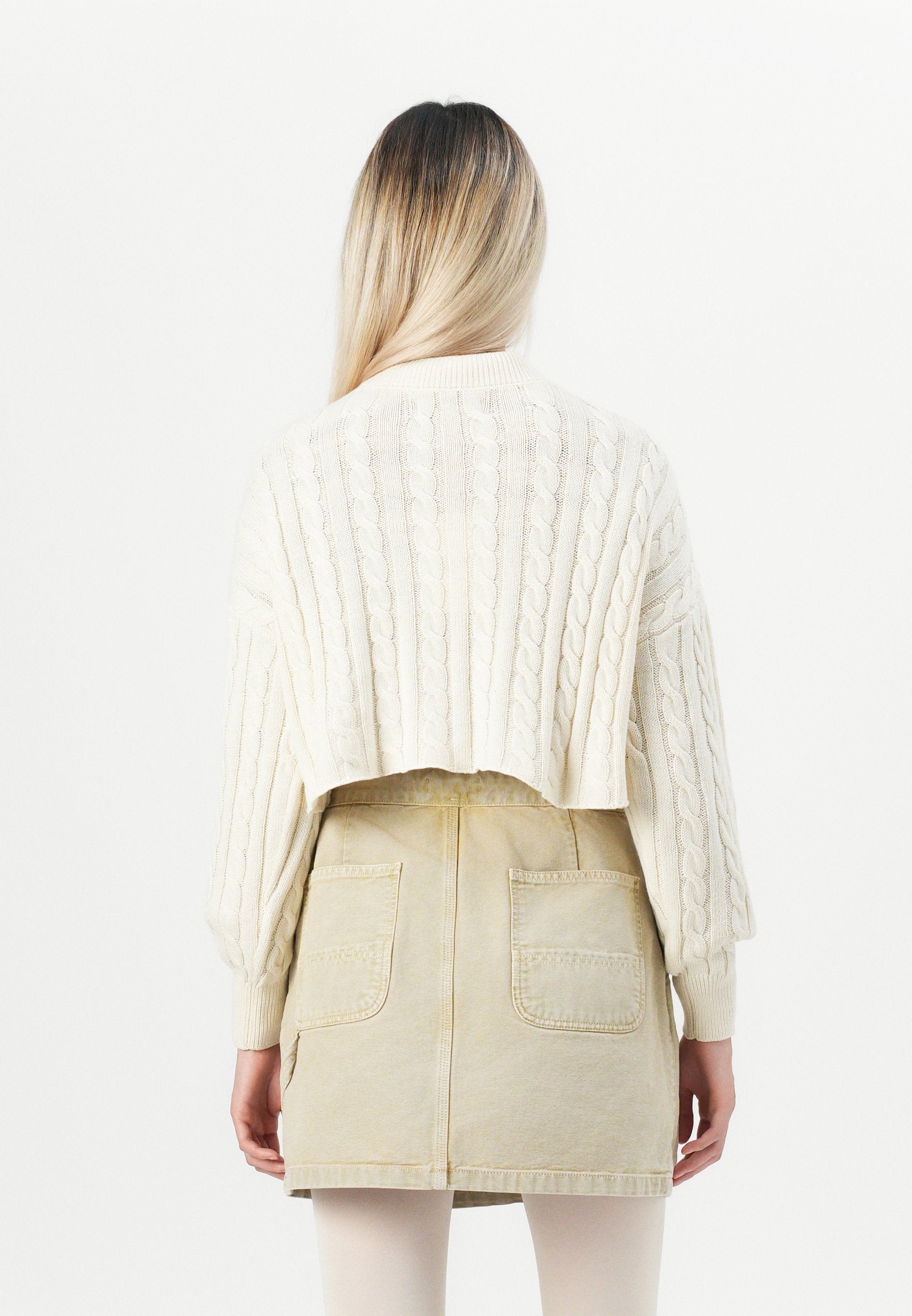 ONLY ONLBIRTIE SHORT CABLE O NECK