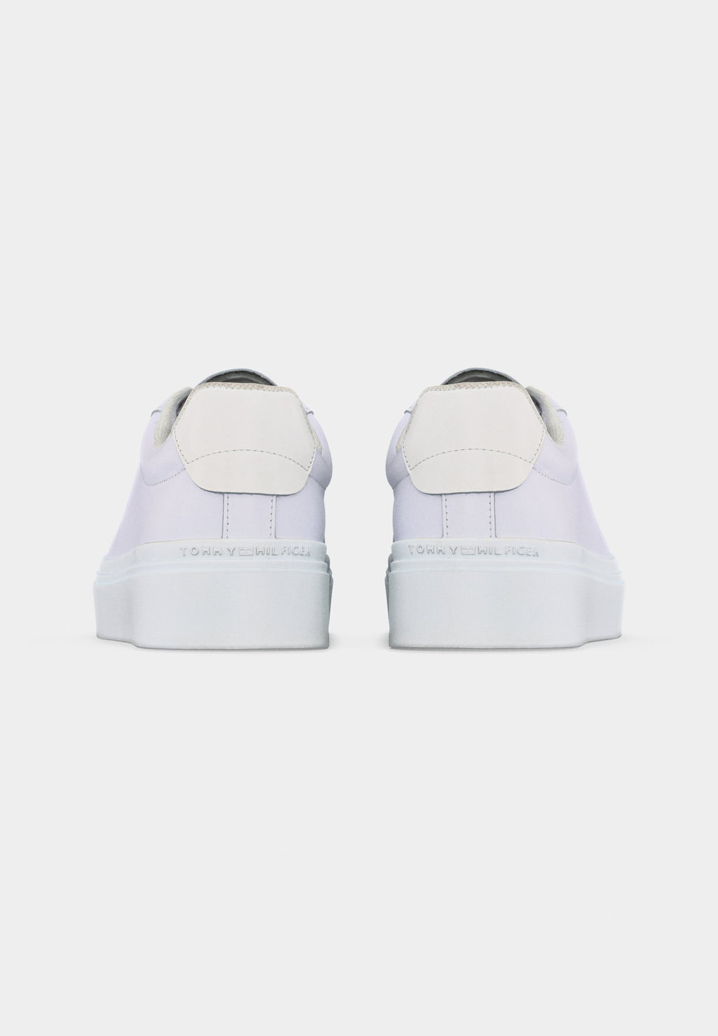 LOGO LEATHER PLATFORM CUPSOLE TRAINERS Media 4