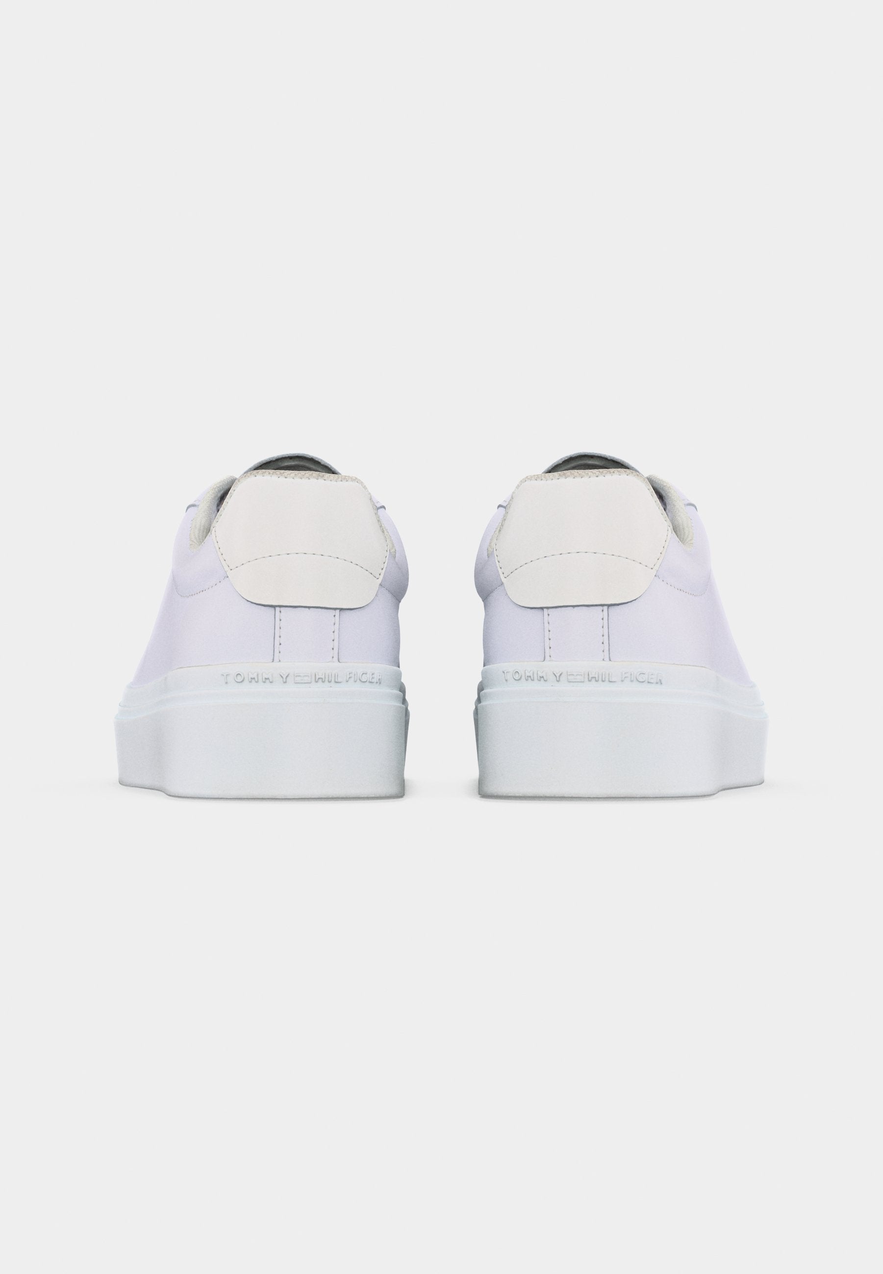 LOGO LEATHER PLATFORM CUPSOLE TRAINERS Media 4