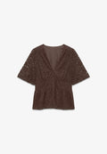 Vero Moda TOP VMDEA TOP - Top - chocolate brown