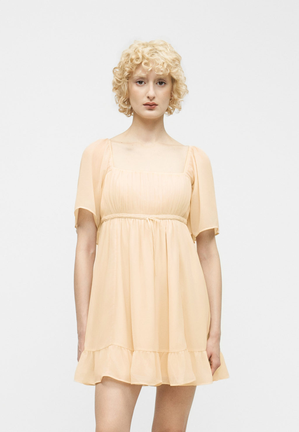 Abercrombie & Fitch CHASE SHEER BABYDOLL MINI