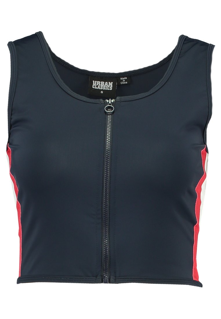 Urban Classics LADIES SIDE STRIPE CROPPED ZIP