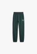 Calvin Klein Underwear JOGGER GRAPHIC MONOGRAM STRETCH - Pyjama bottoms - kings emerald green