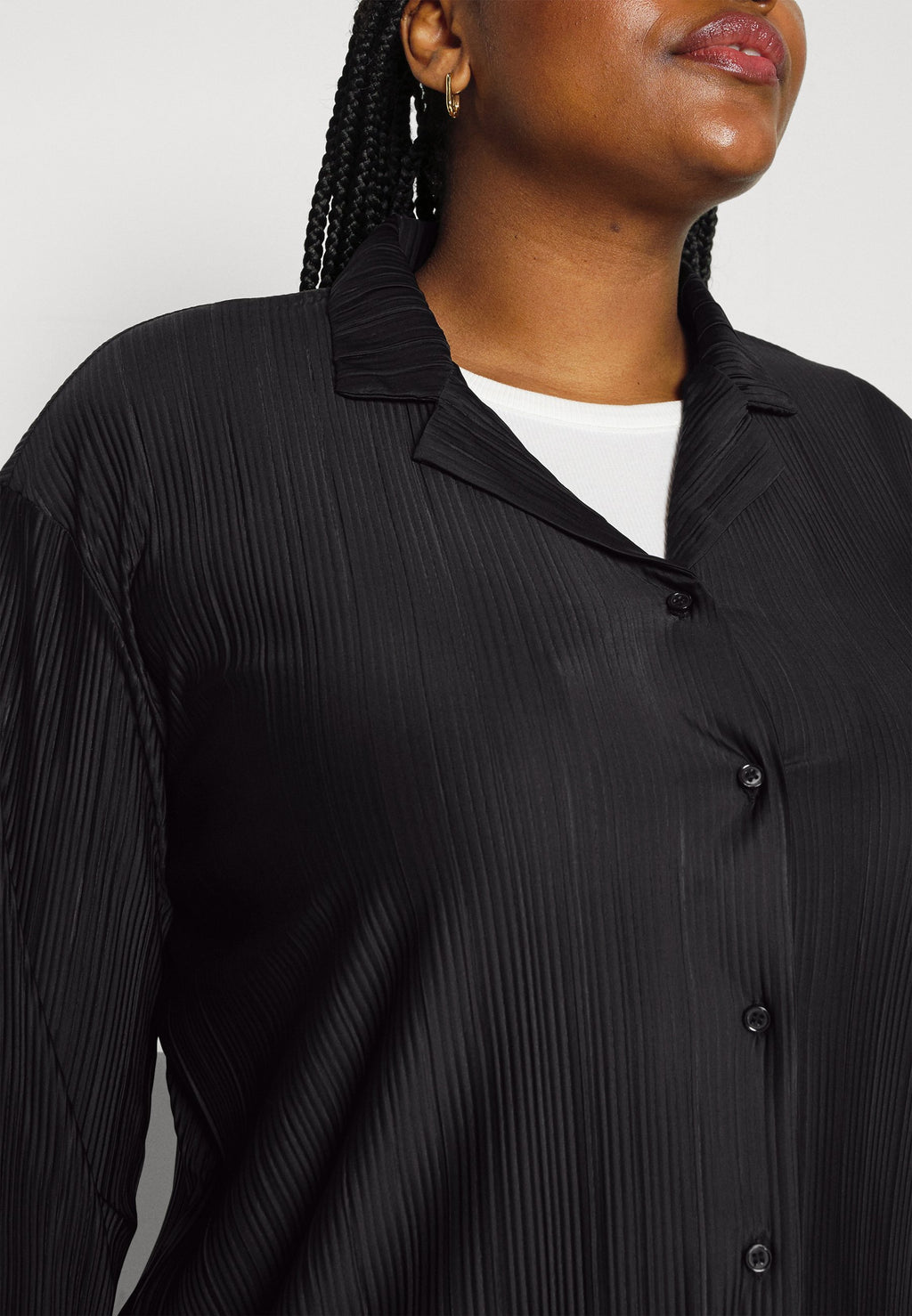 Selected SLFELLIE  PLISSE SHIRT